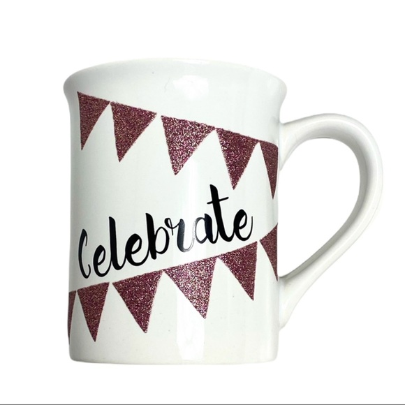 Enesco Celebrate/Glitter Is My Favorite Color Ceramic Our Name Is Mud Mug - Picture 13 of 16